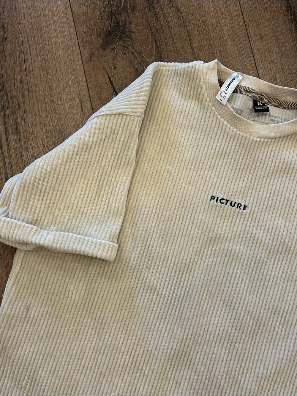 Picture Organic cotton corduroy tee